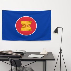 Association of Southeast Asian Nations Flag (Customizable)